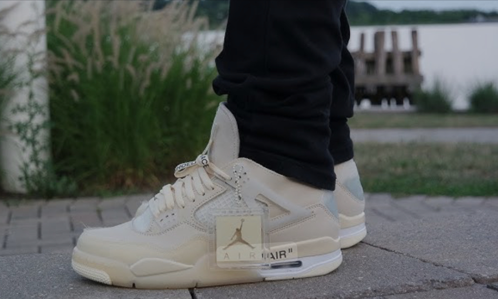 OFF White x Cheap Jordan 4 Reps Sail CV9388-100 review 0