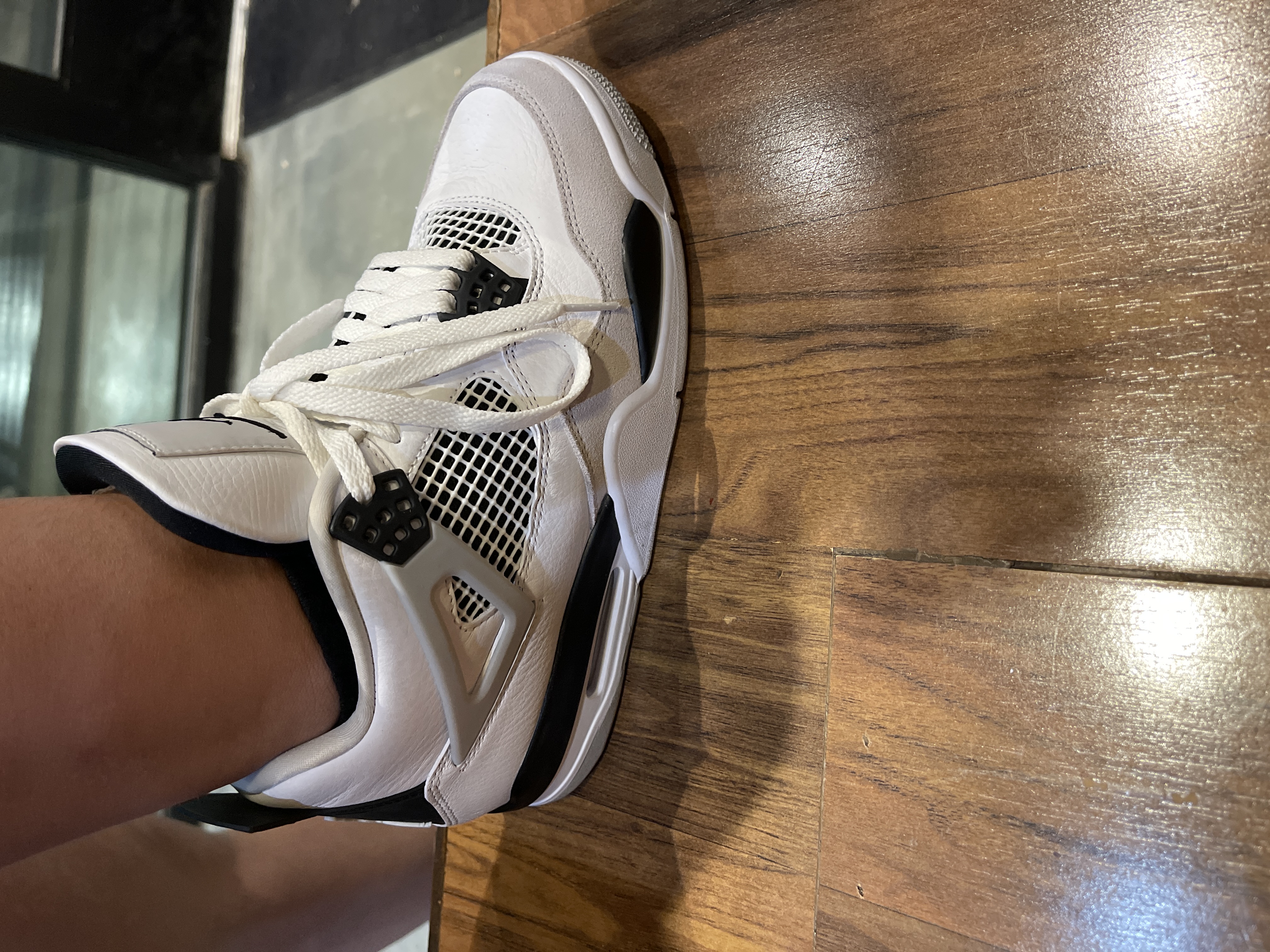 Air Jordan 4 Retro Military Black DH6927-111(Top Quality) review Ángel 00