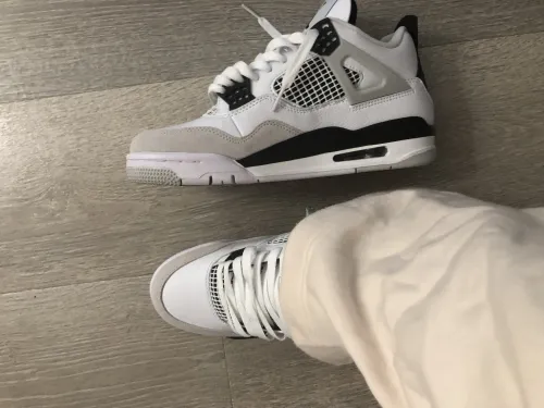 Cheap Air Jordan 4 Retro Military Black DH6927-111 review 