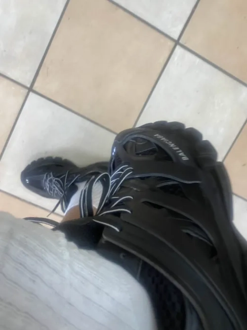 Balenciaga Track LED Black 555032 W1GB7 1000  review 