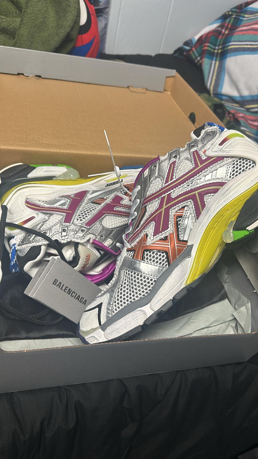 Balenciaga Runner Silver Purple Reps review Ajurrrienj