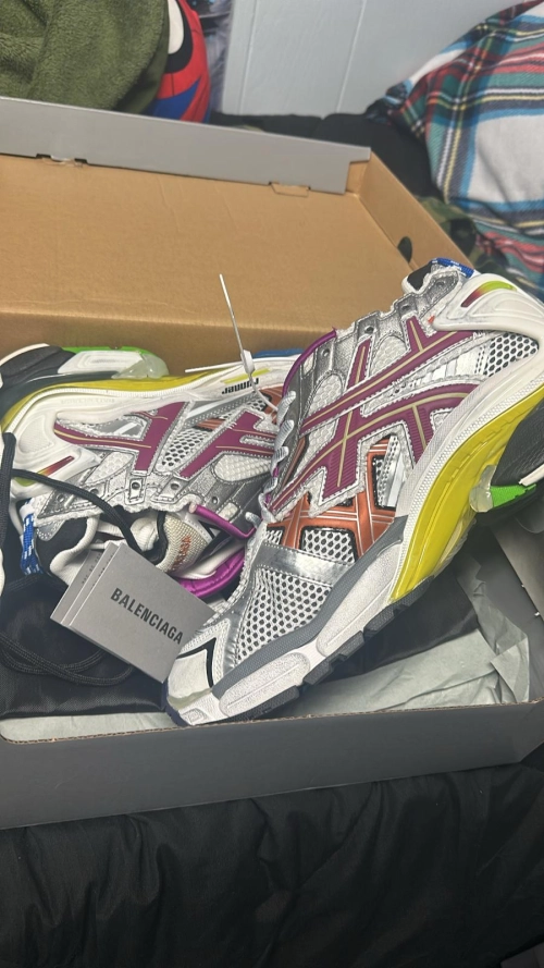 Balenciaga Runner Silver Purple Reps review 