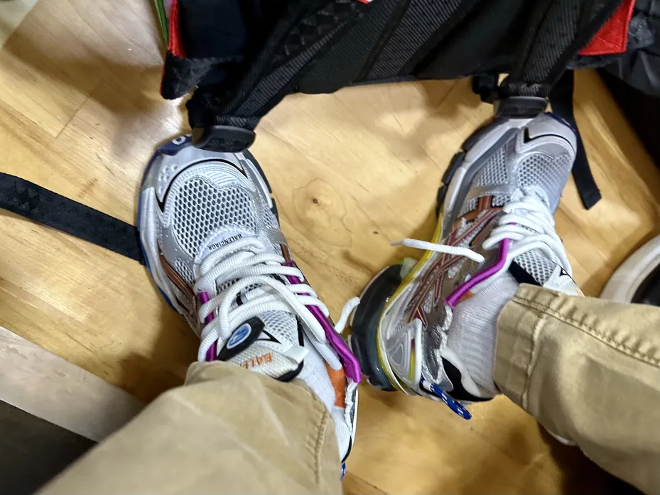 Balenciaga Runner Silver Purple Reps review Doreen Victor