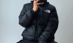 TheNorthFace Splicing White And Black review Daron forte