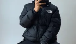 TheNorthFace Splicing White And Black review Daron forte