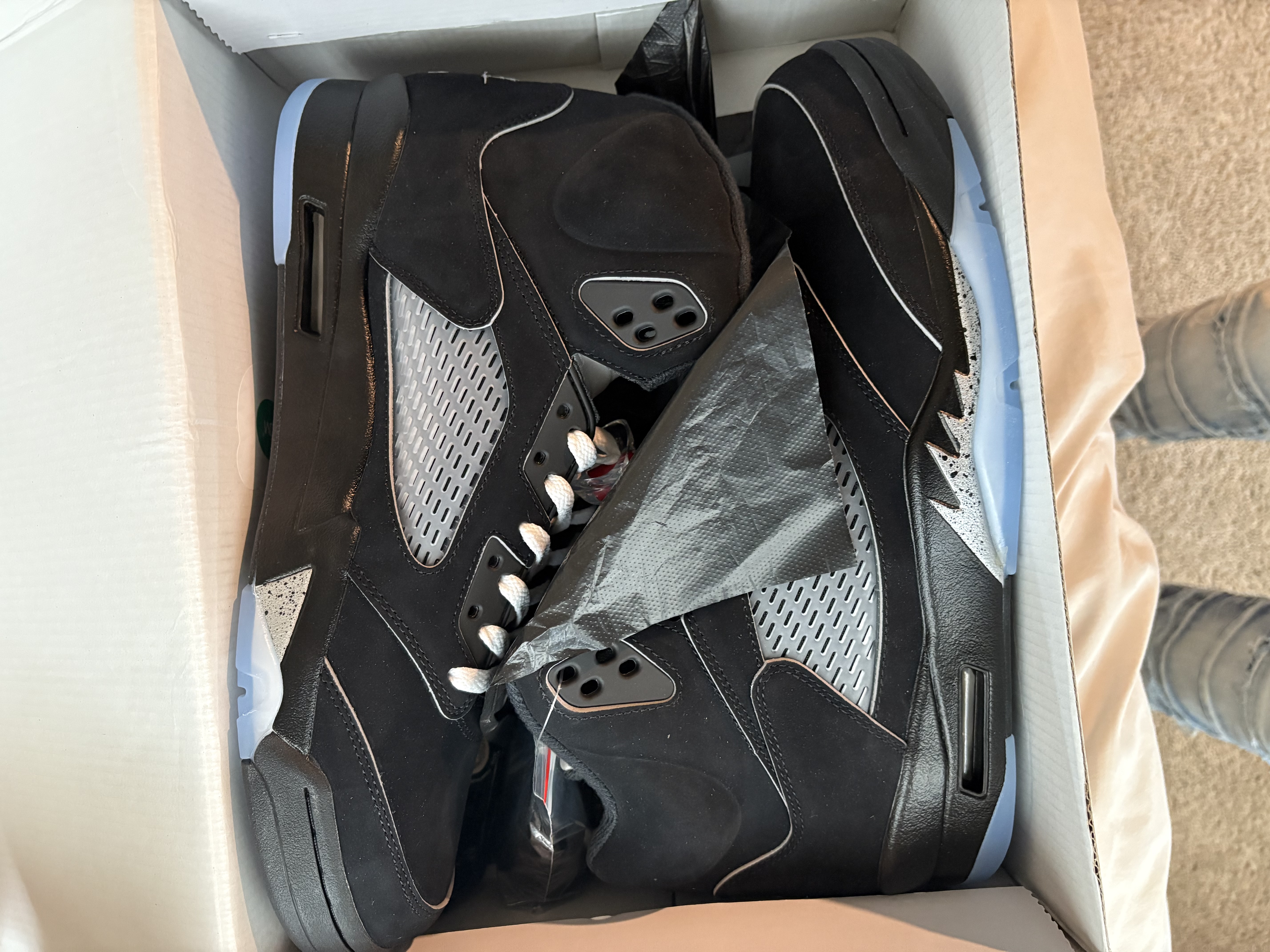 Air Jordan 5 Retro Black Metallic 845035-003 review Mali