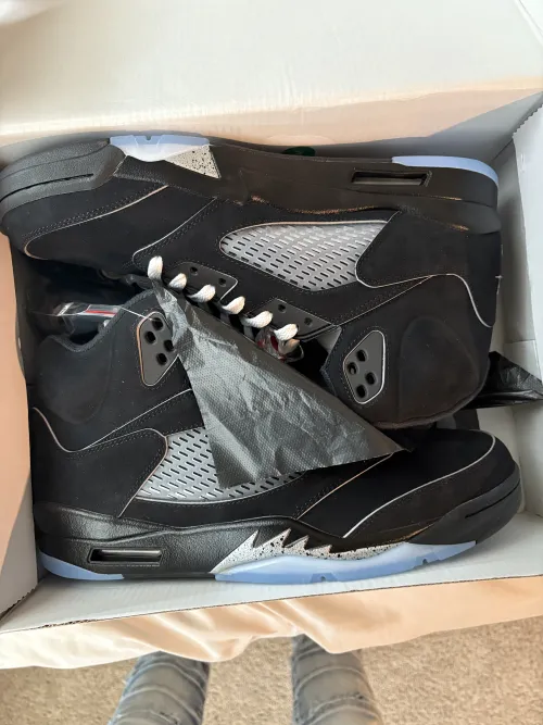 Air Jordan 5 Retro Black Metallic 845035-003 review 