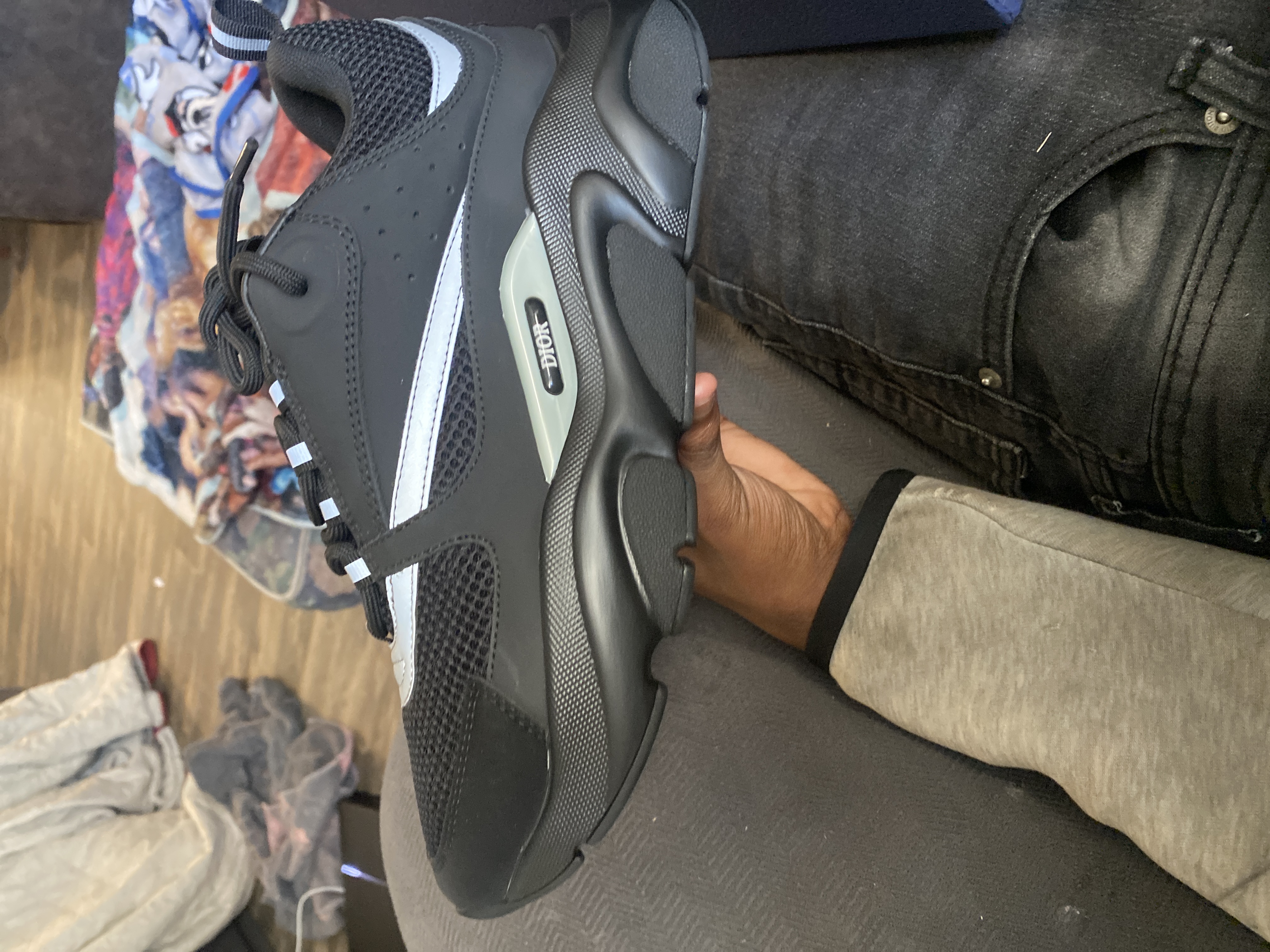 Dior B22 Black Silver 3SN231ZNG_H969  review Jay 03