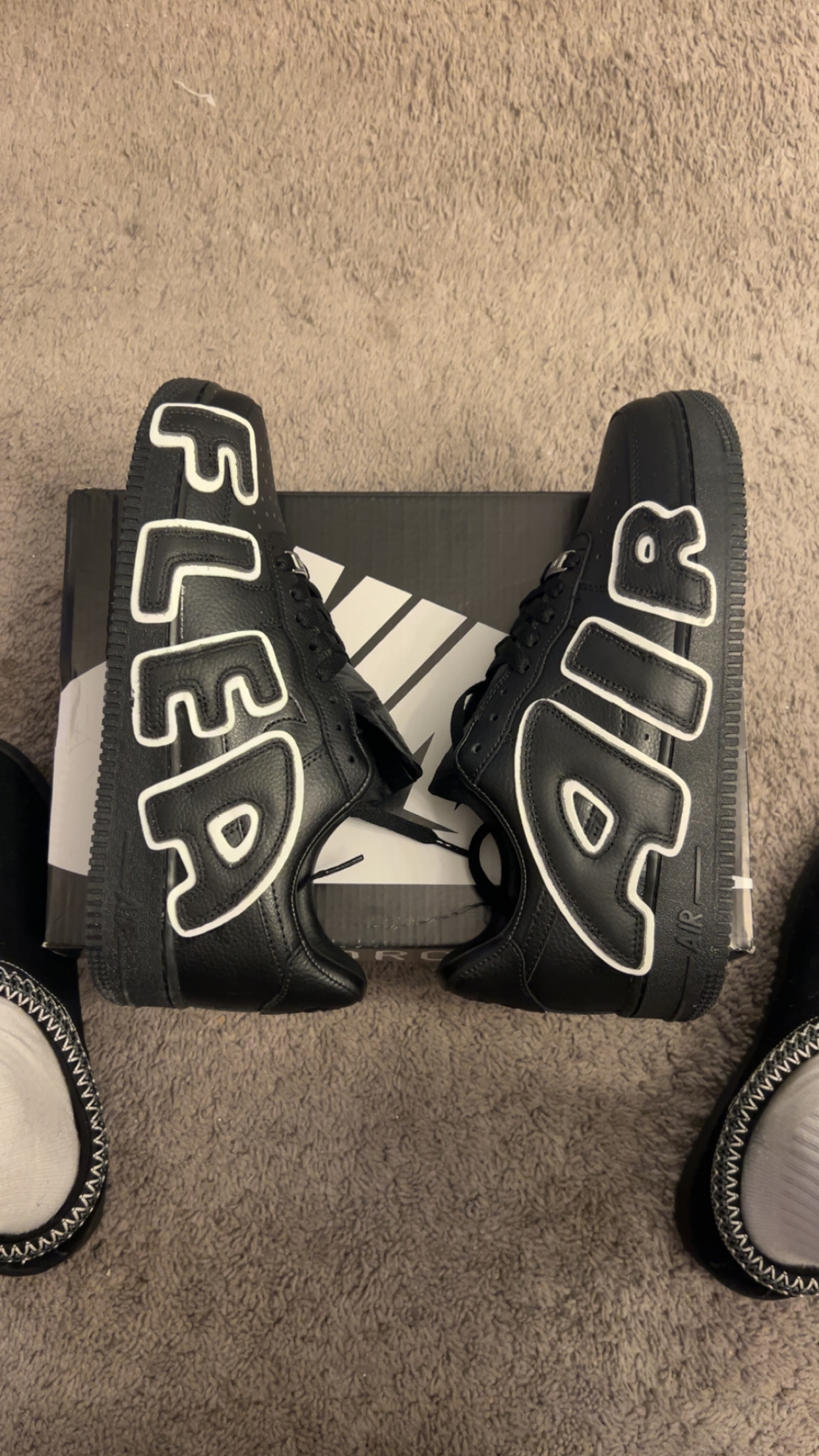 CPFM x Nike Air Force 1 All Black DC4457-001(2020) review Angel 01