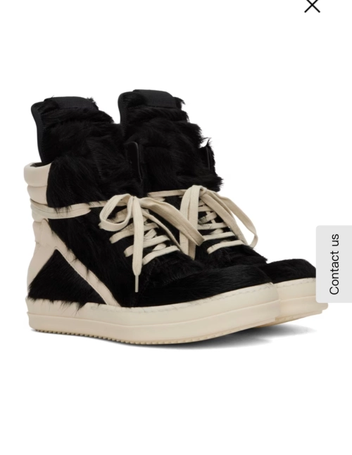 Rick Owens RO Geobasket Black and White RU02C7894LCGLPO-7511 reviewed by