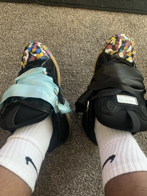  Lanvin Leather Curb Gallery Dept. Black Multi  FW-SKDK02-DRGD-P2210S1 review 