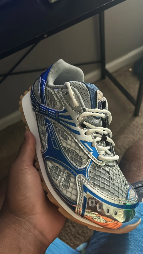 Bottega Veneta Orbit Blue Grey 741357V2X401375 review 