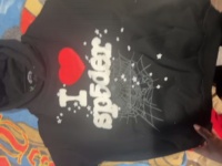 Sp5der Hoodie Black White review luci angel