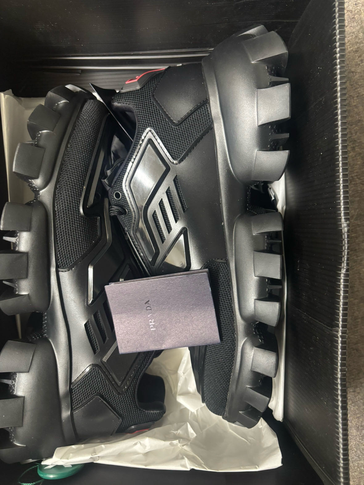 Prada Cloudbust Thunder Black 1E819L 3KR2 F0002 F 050 review BruhyoudontevenknowMe