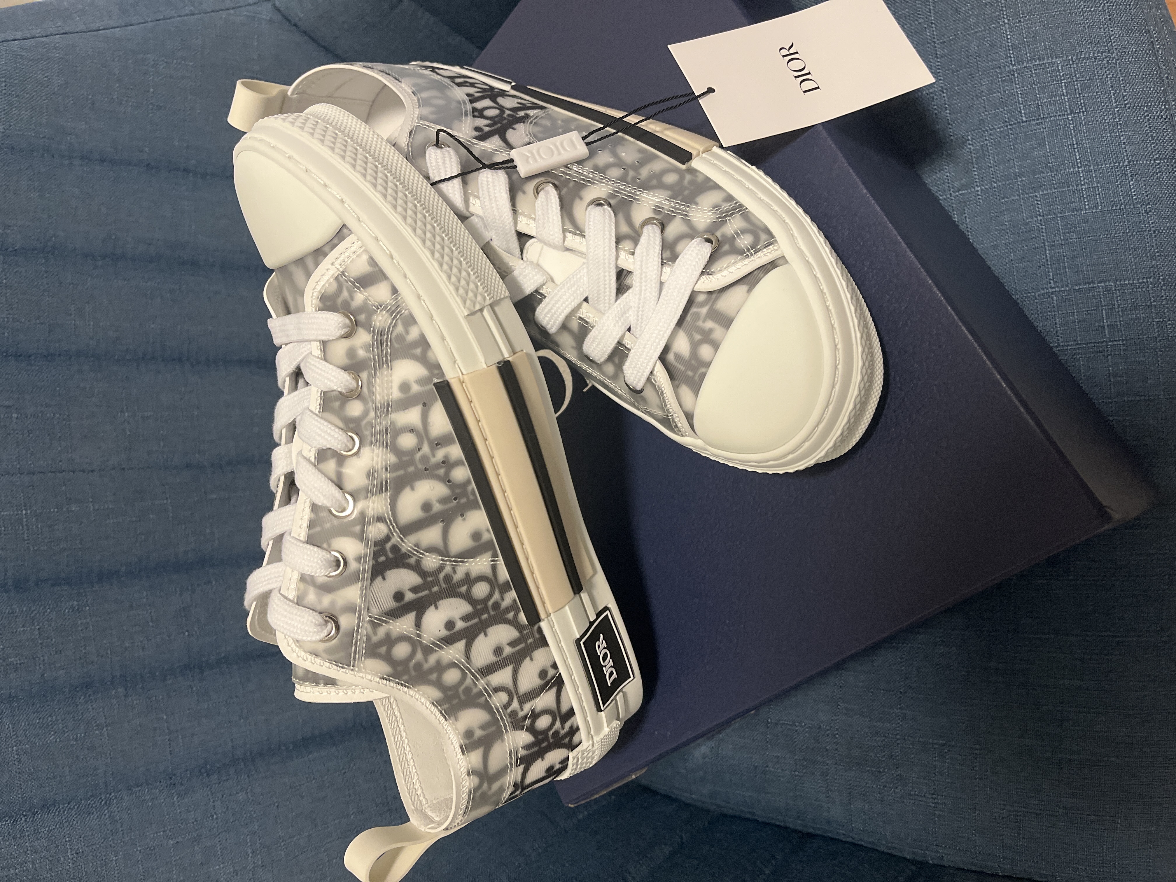 Dior B23 Oblique Linen Black review 0