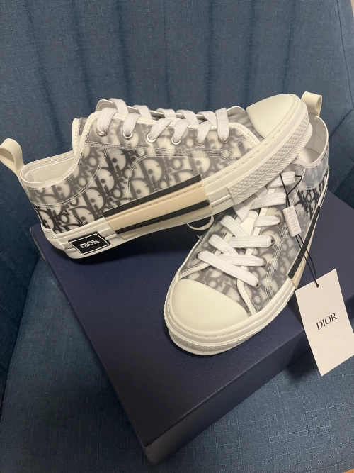 Dior B23 Oblique Linen Black review 