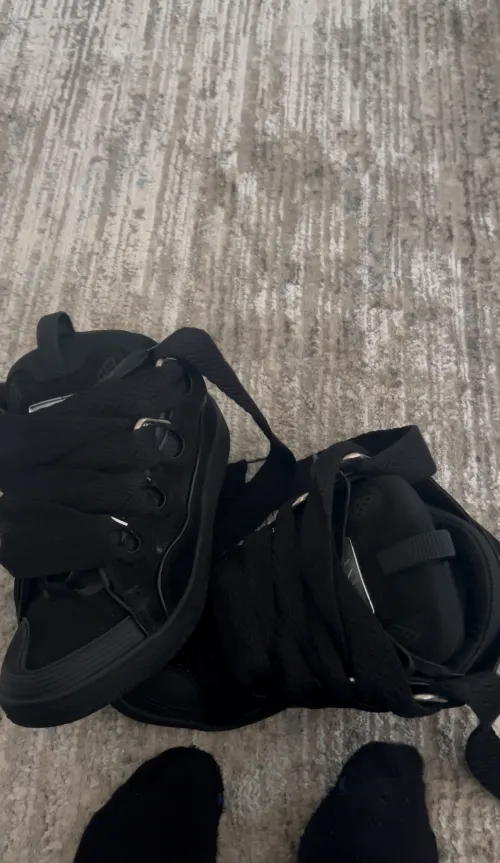 Lanvin Leather Curb Triple Black FU-SKDK12-DRAG-P25101047 review 