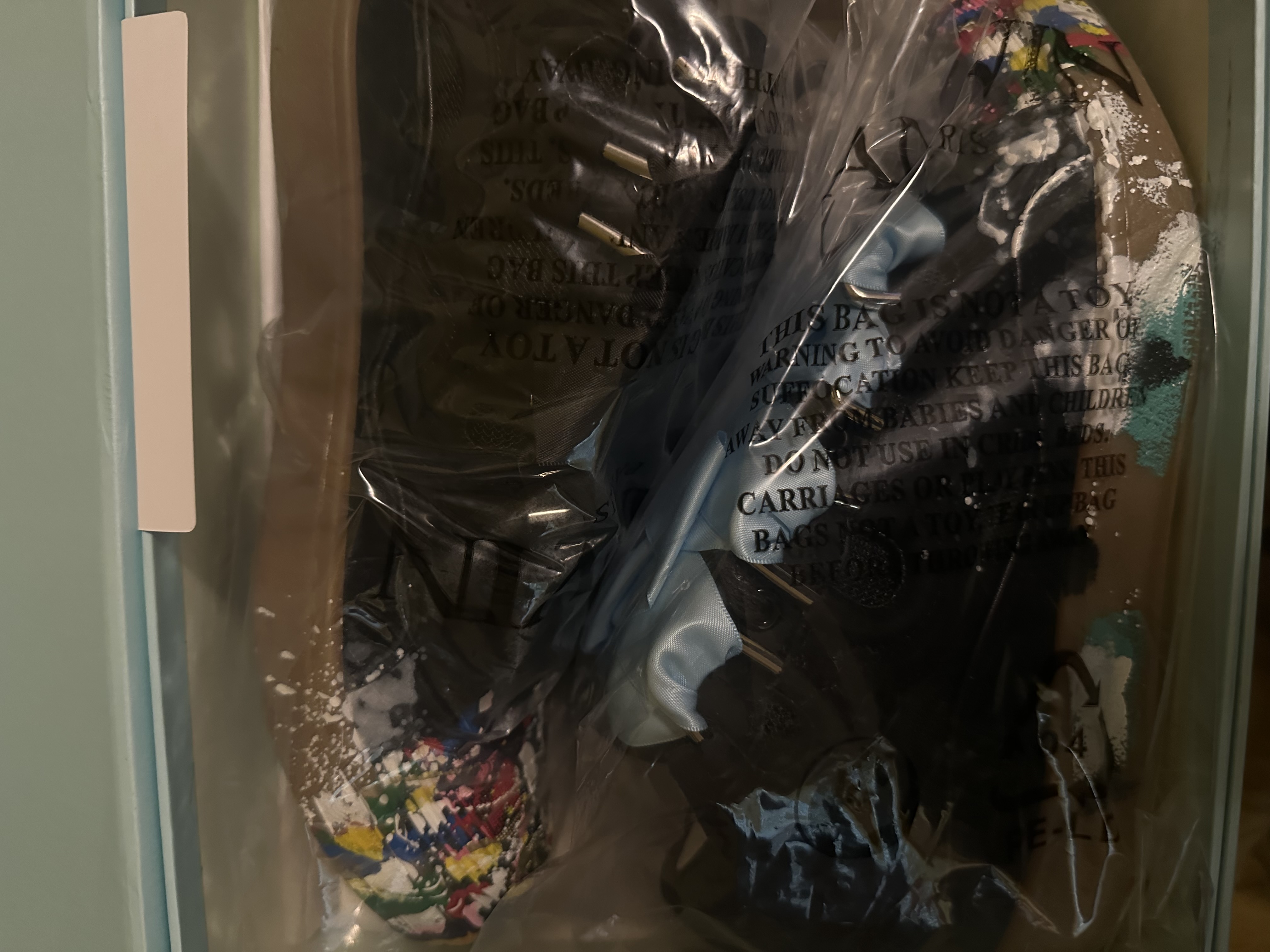  Lanvin Leather Curb Gallery Dept. Black Multi  FW-SKDK02-DRGD-P2210S1 review Klon 01