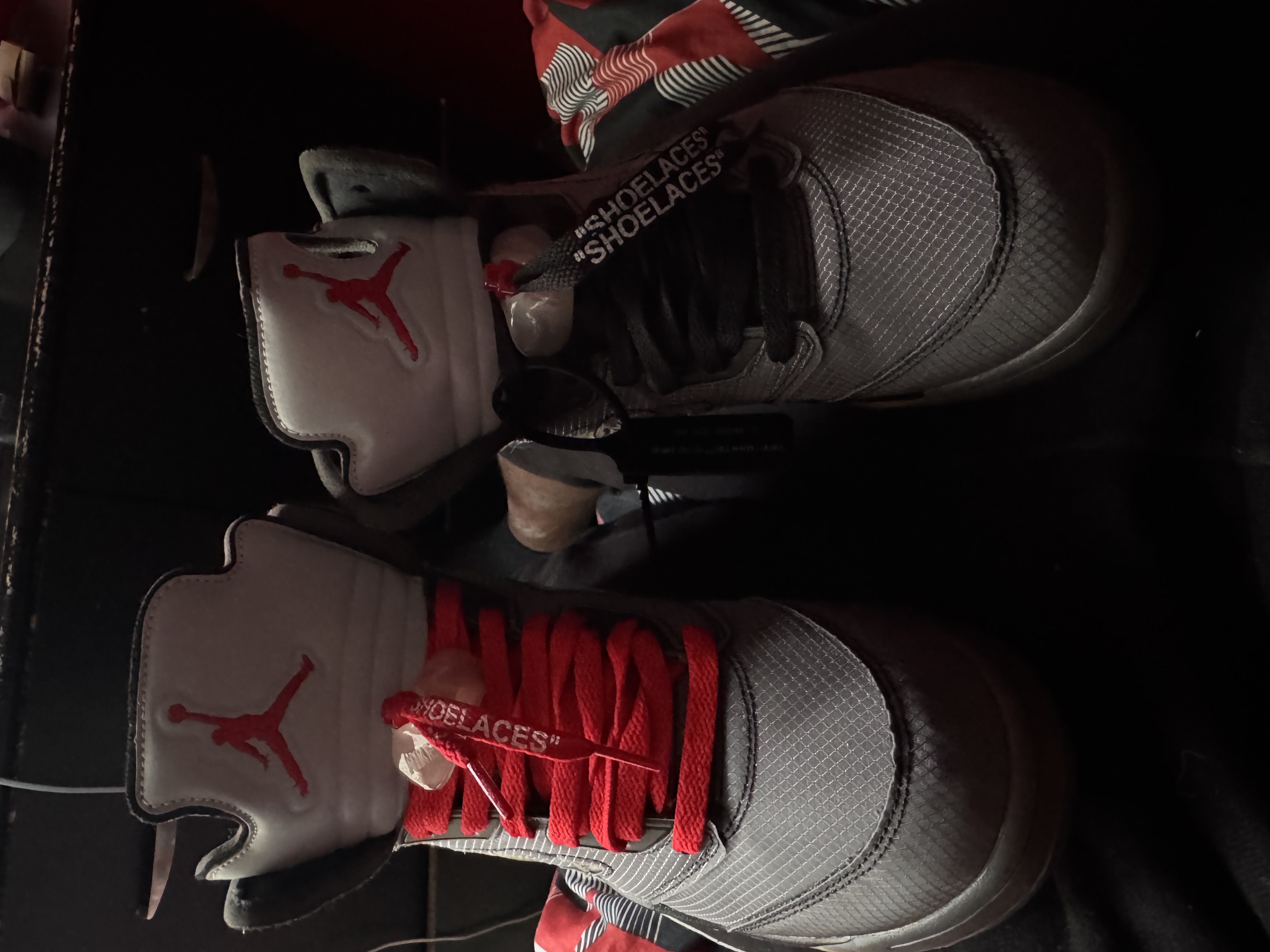 OFF-WHITE x Air Jordan 5  Retro Muslin CT8480-001 review David 01