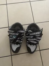 Lanvin Leather Curb Triple Black Sliver review 0