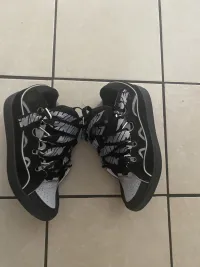 Lanvin Leather Curb Triple Black Sliver review 3