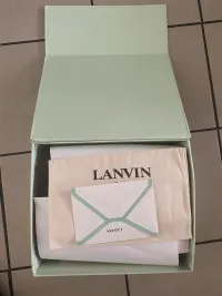 Lanvin Leather Curb Triple Black Sliver review 4