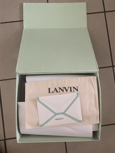 Lanvin Leather Curb Triple Black Sliver review Jr 04