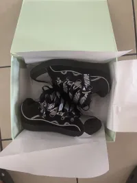 Lanvin Leather Curb Triple Black Sliver review 5
