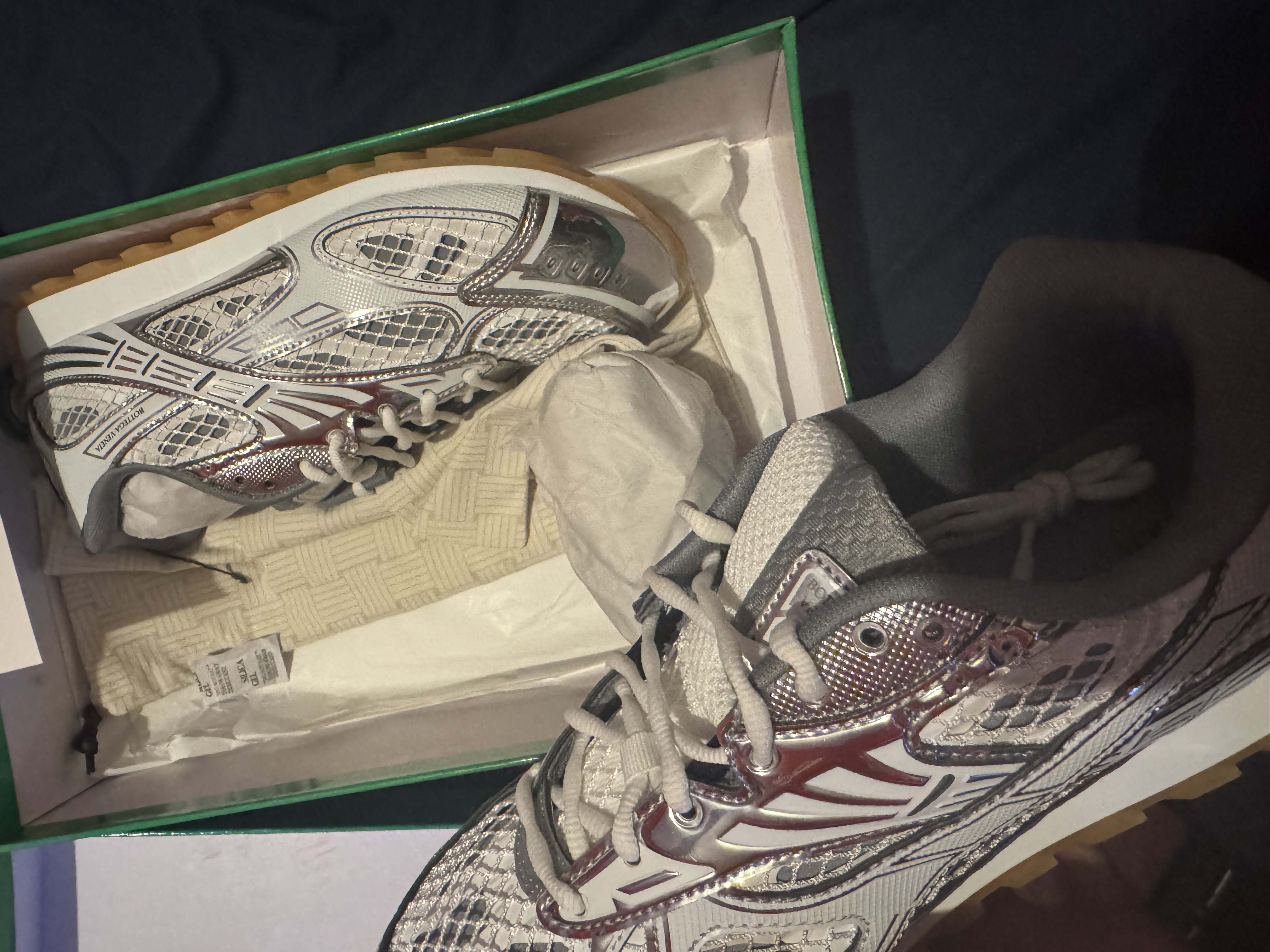 Bottega Veneta Orbit Silver  Reps review Jeremiah 01