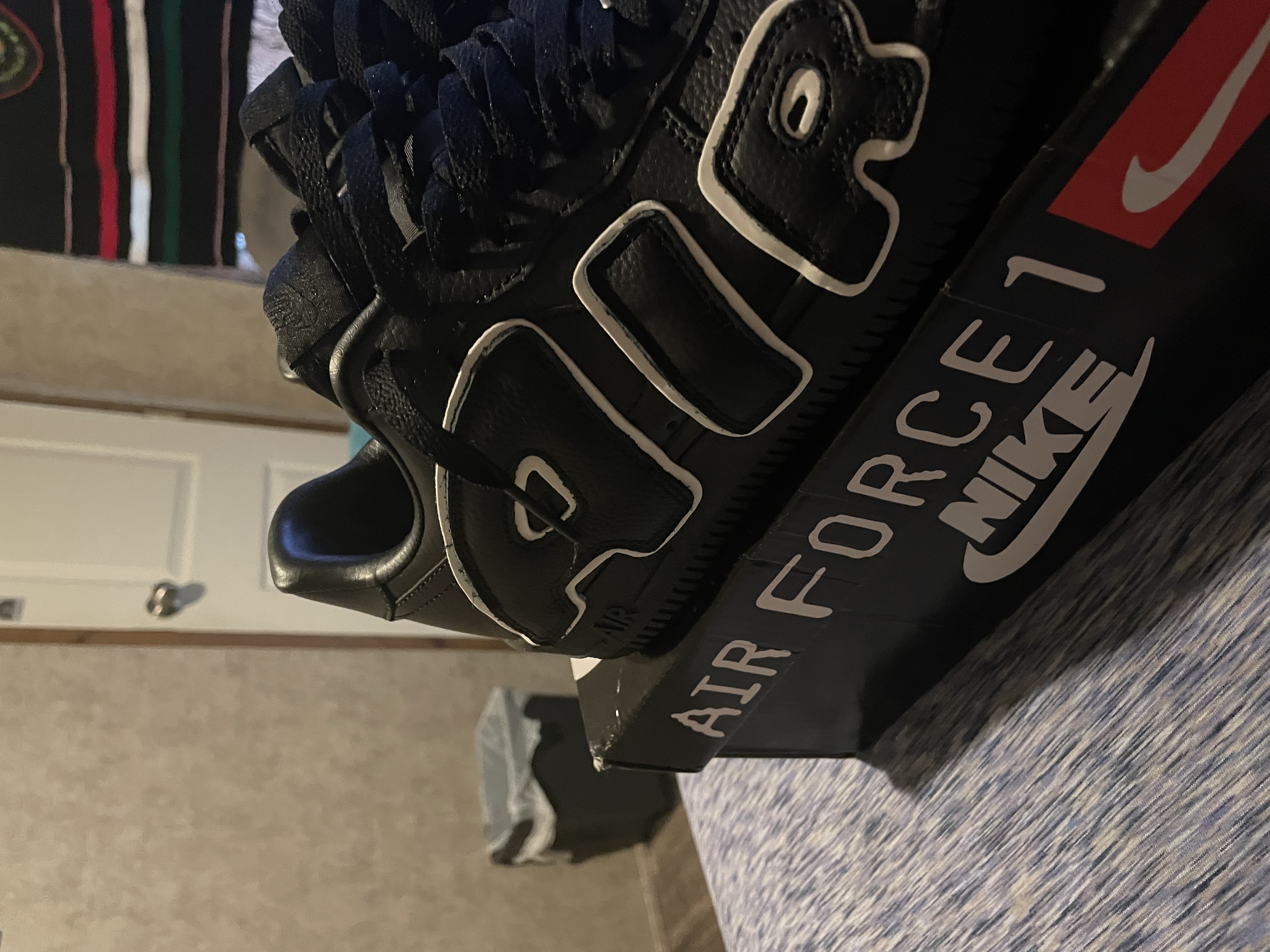 CPFM x Nike Air Force 1 All Black DC4457-001(2020) review Arroz 03