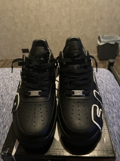 CPFM x Nike Air Force 1 All Black DC4457-001(2020) review Arroz 04