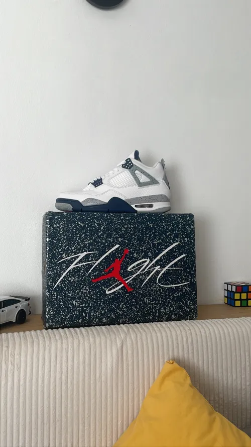 Air Jordan 4 Retro Midnight Navy  DH6927-140 (Best Quality) review 