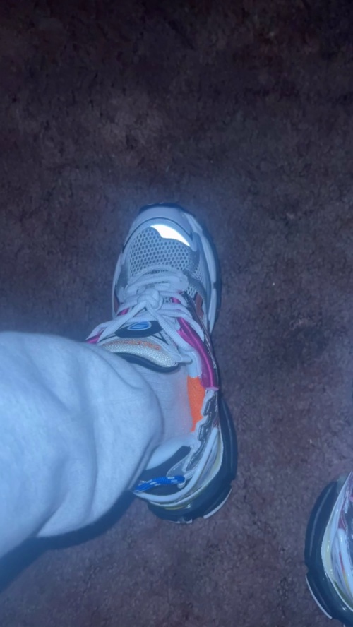 Balenciaga Runner Silver Purple Reps review 