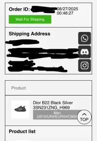 Dior B22 Black Silver 3SN231ZNG_H969  review 0