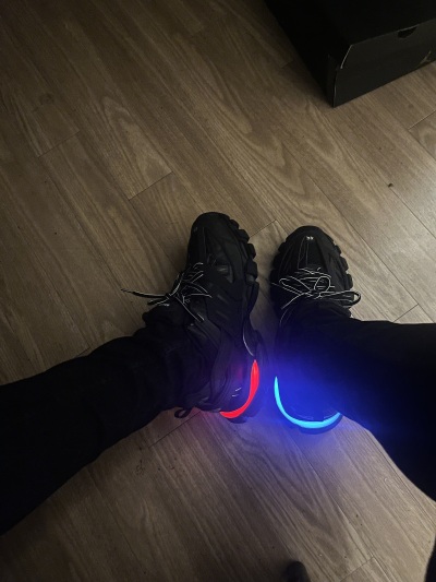 Balenciaga Track LED Black 555032 W1GB7 1000  review M7