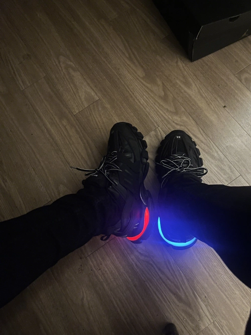 Balenciaga Track LED Black 555032 W1GB7 1000  review 