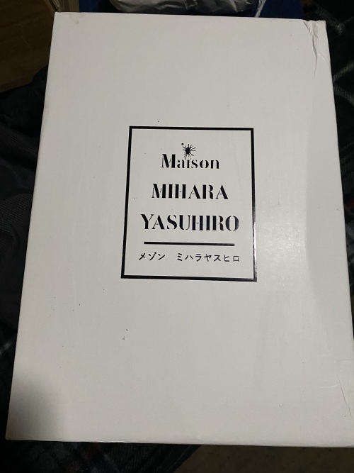 MIHARA YASUHIRO OG Sole Black White NO.801 review 