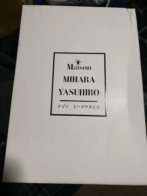 MIHARA YASUHIRO OG Sole Black White NO.801 review 