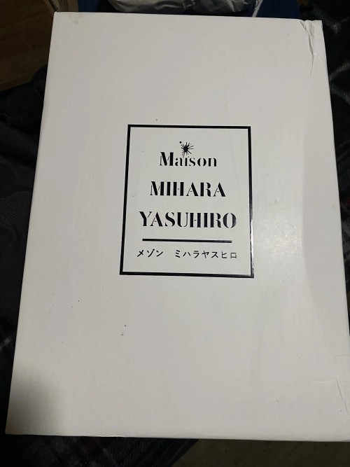 MIHARA YASUHIRO OG Sole Black White NO.801 review 