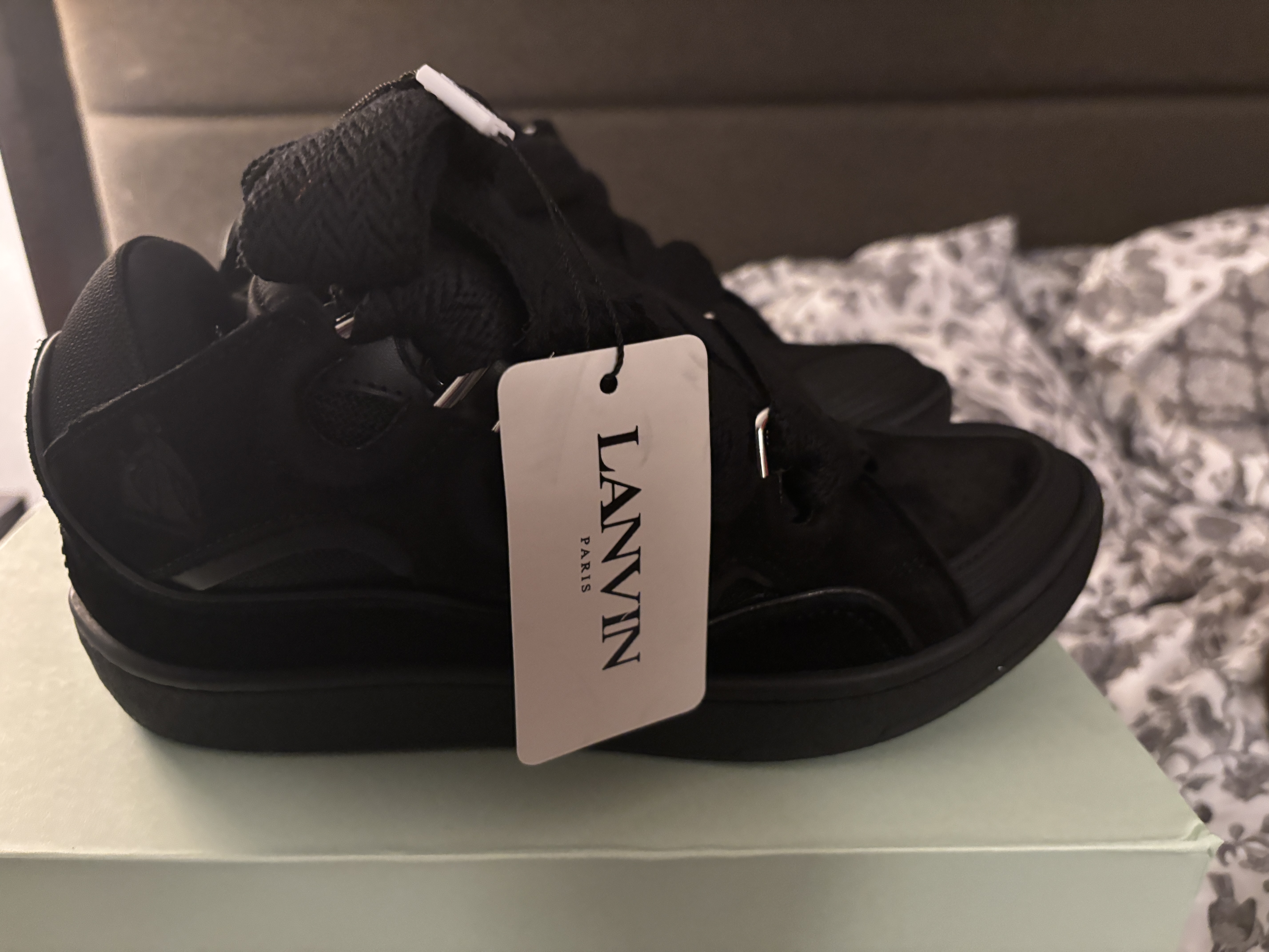 Lanvin Leather Curb Triple Black FU-SKDK12-DRAG-P25101047 review Kokooo 01