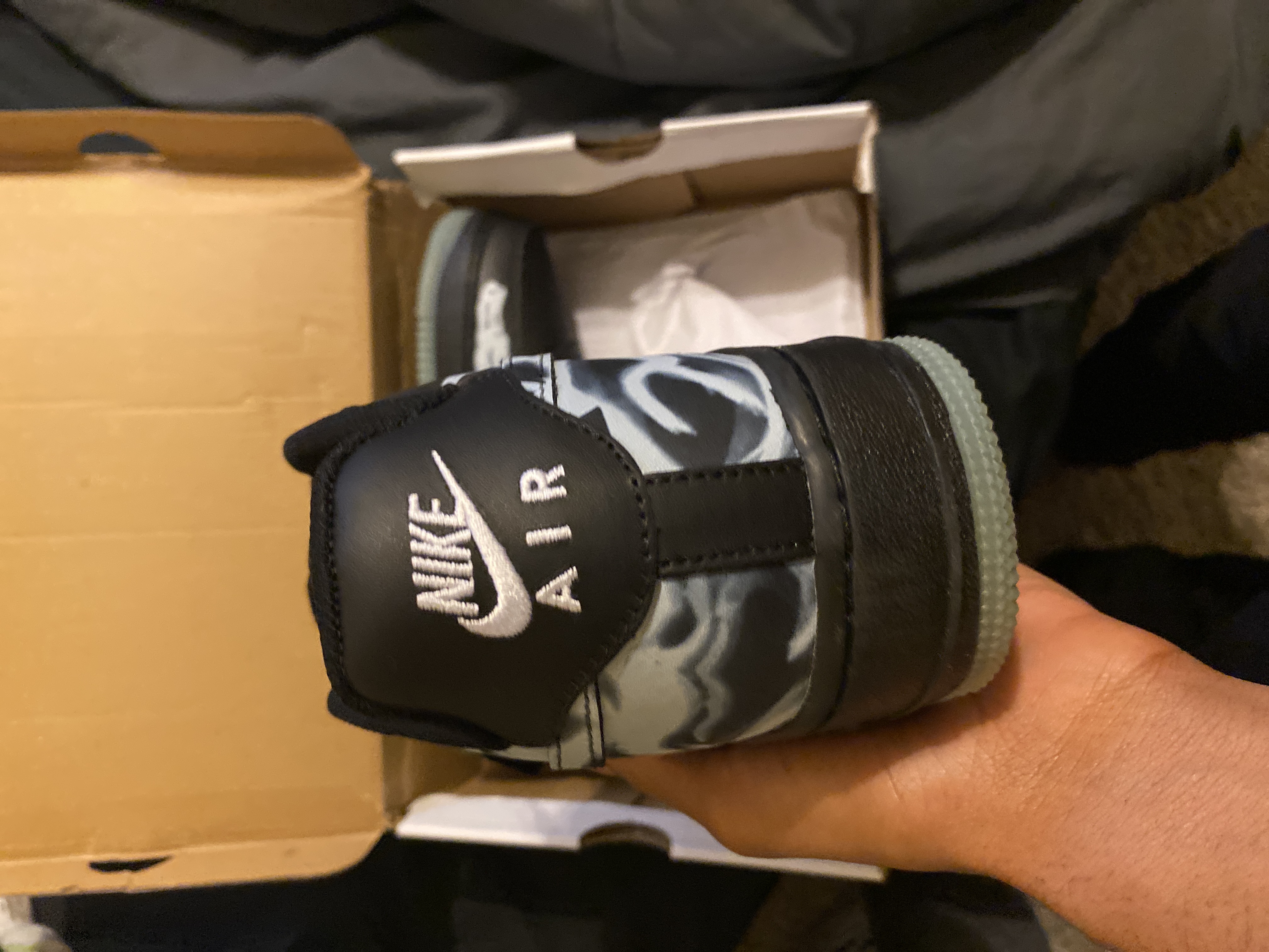 Nike air Force Black Skeleton Halloween (2019)  BQ7541 001 review Jayden Mitchell 02