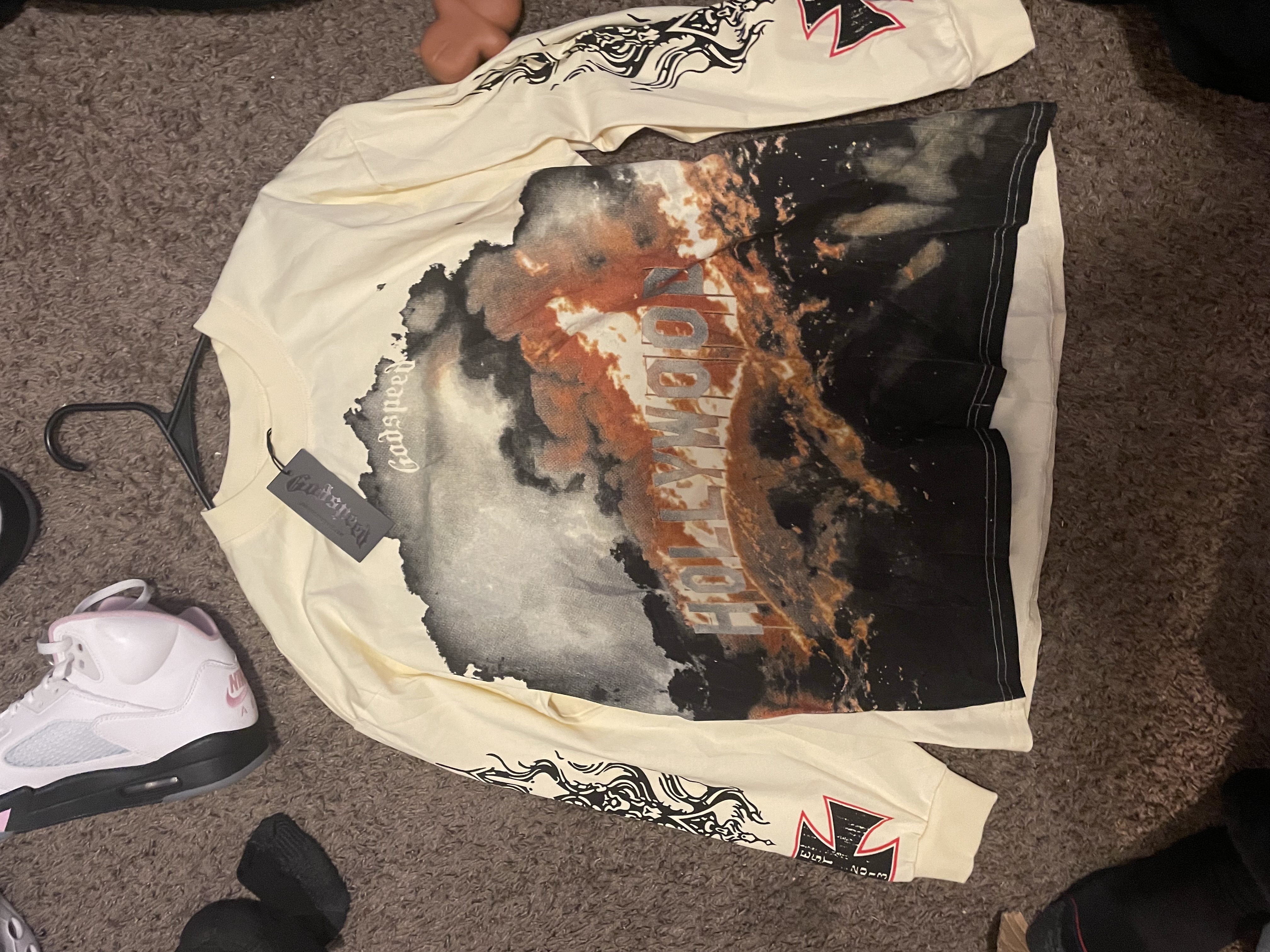 Godspeed Hollywood Thermal Long Sleeve T-shirt  3107  Apricot review damontae 01