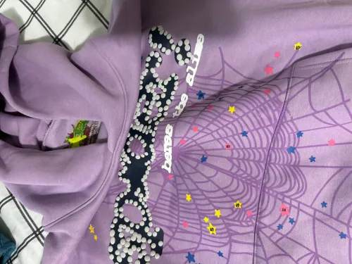 Sp5der Hoodie Purple review 