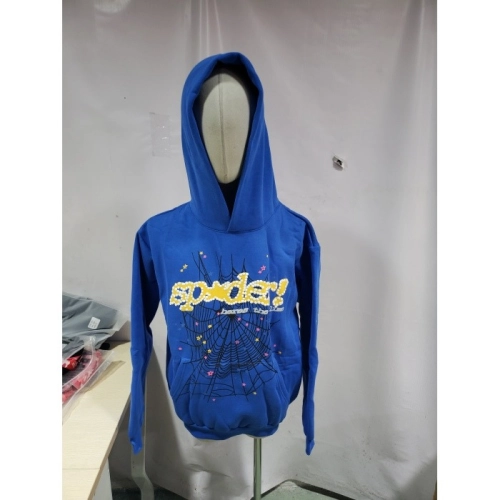  Sp5der TC Hoodie Blue review 