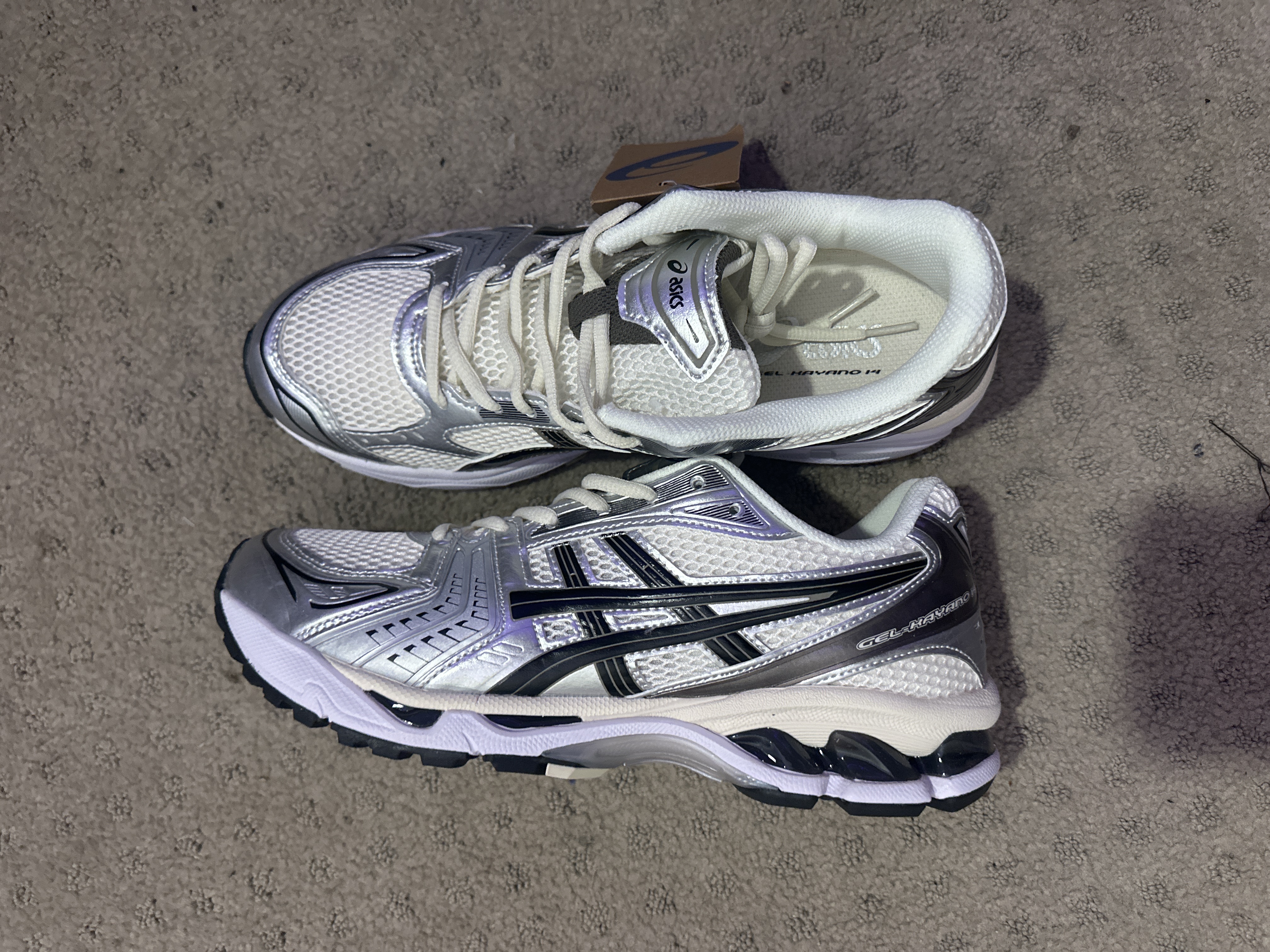 Asics Gel Kayano 14 'Silver Cream' 1201A019-108  review Anon