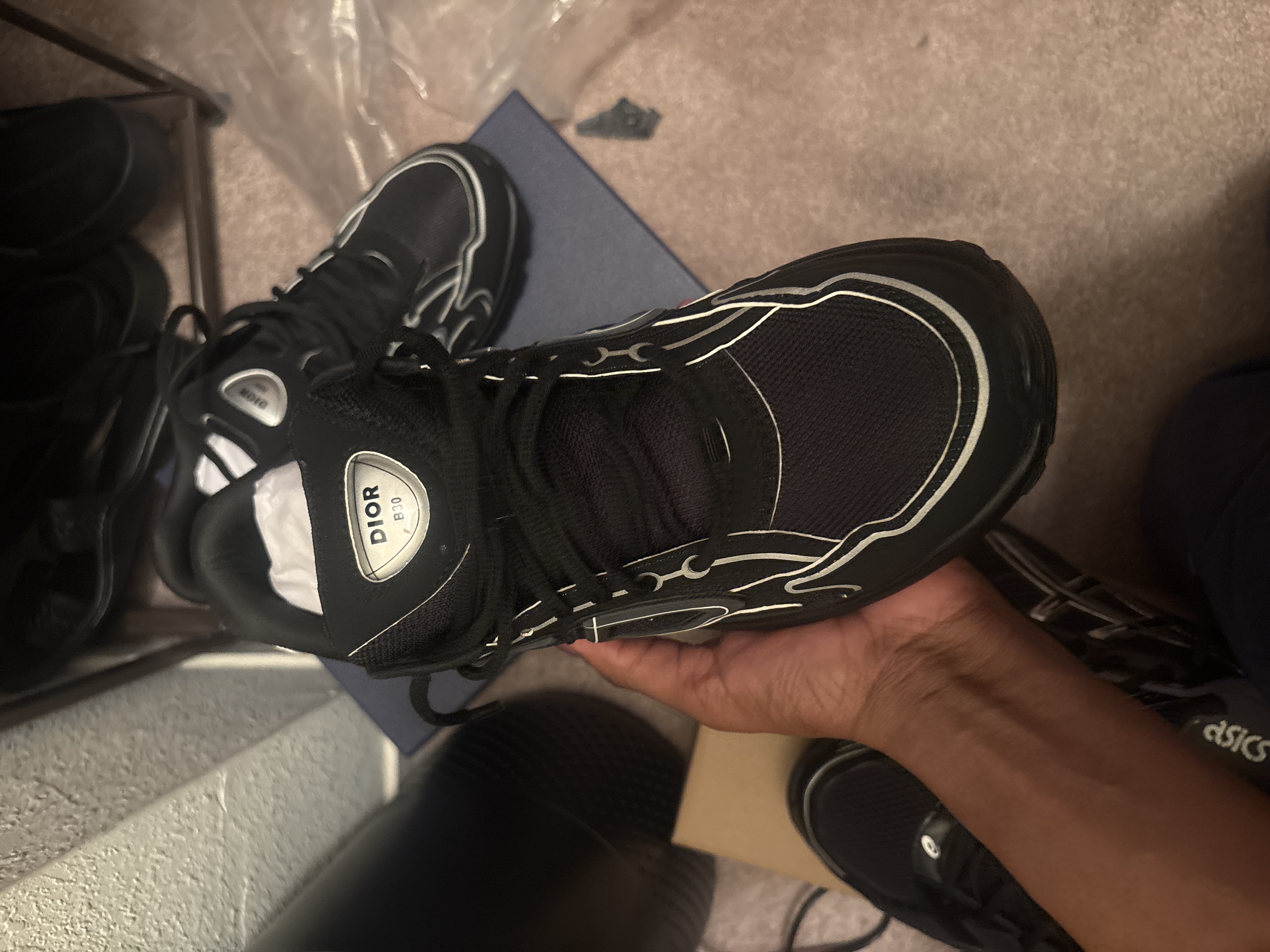 Dior B30 Triple Black 3SN279ZRF_H900 (Reflective) review Aj