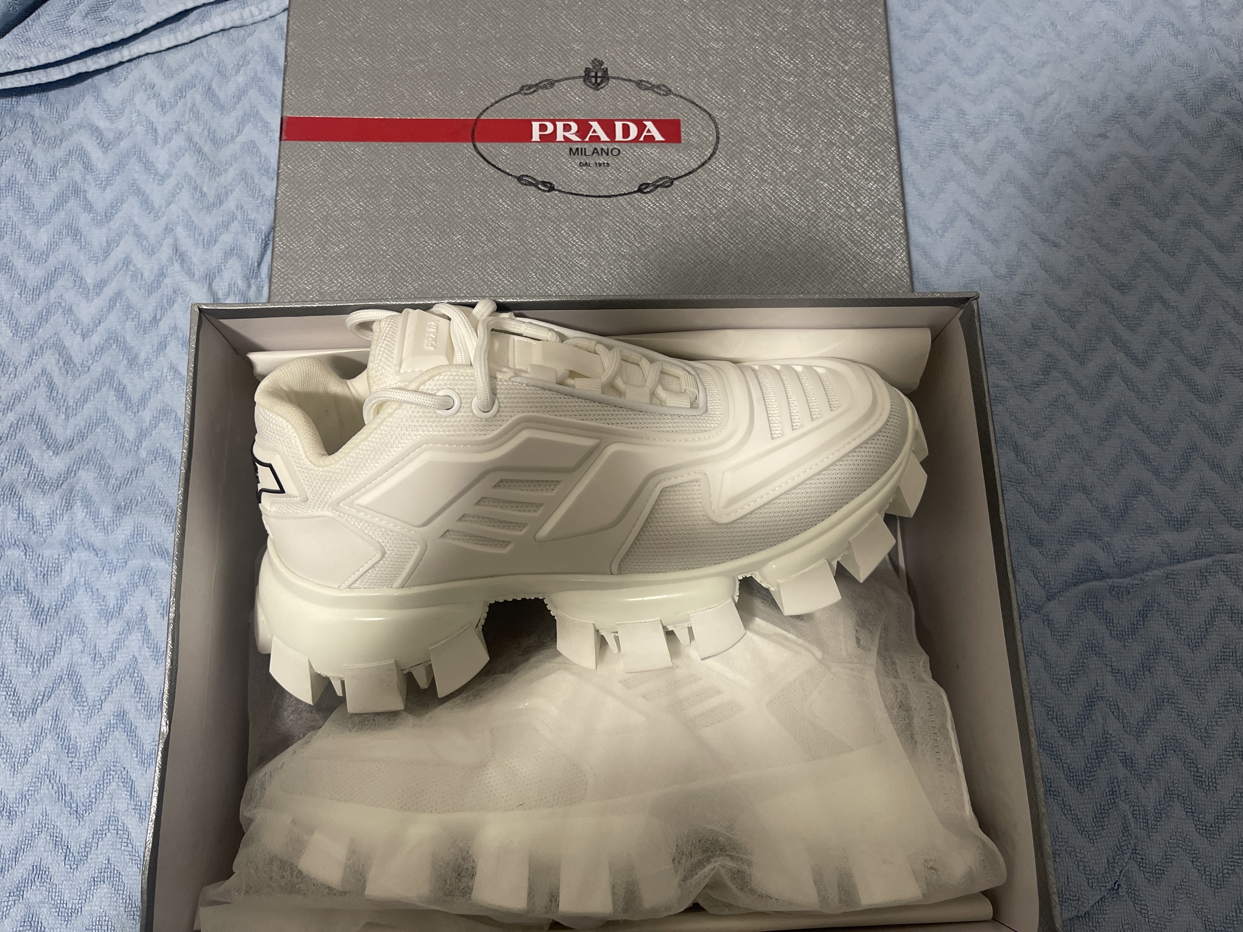 Prada Cloudbust Thunder 'White review Prada 01