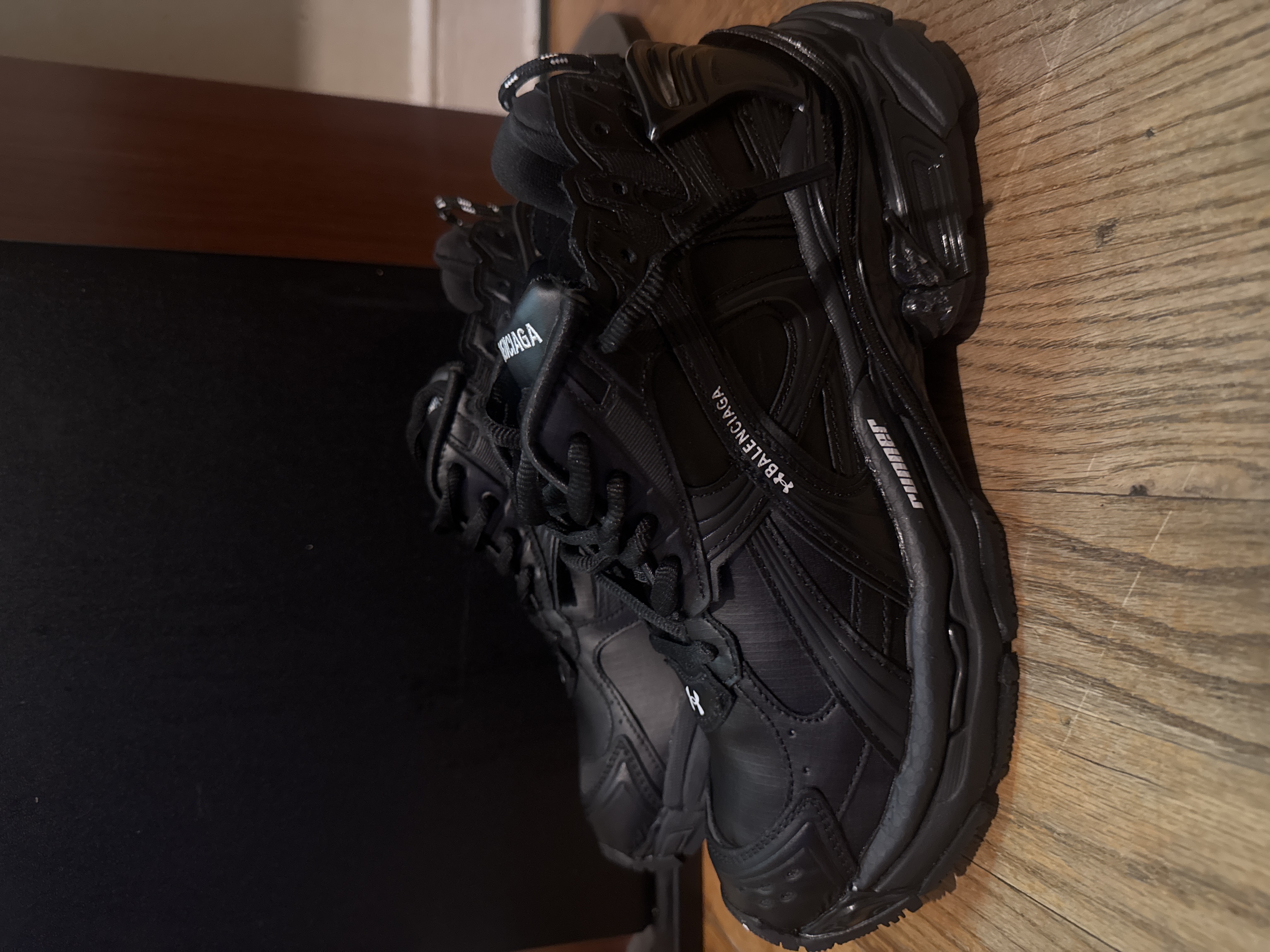 Under Armour x Balenciaga Runner Sneaker 'Black' 813793 WRUCU 1000 review Jack 00