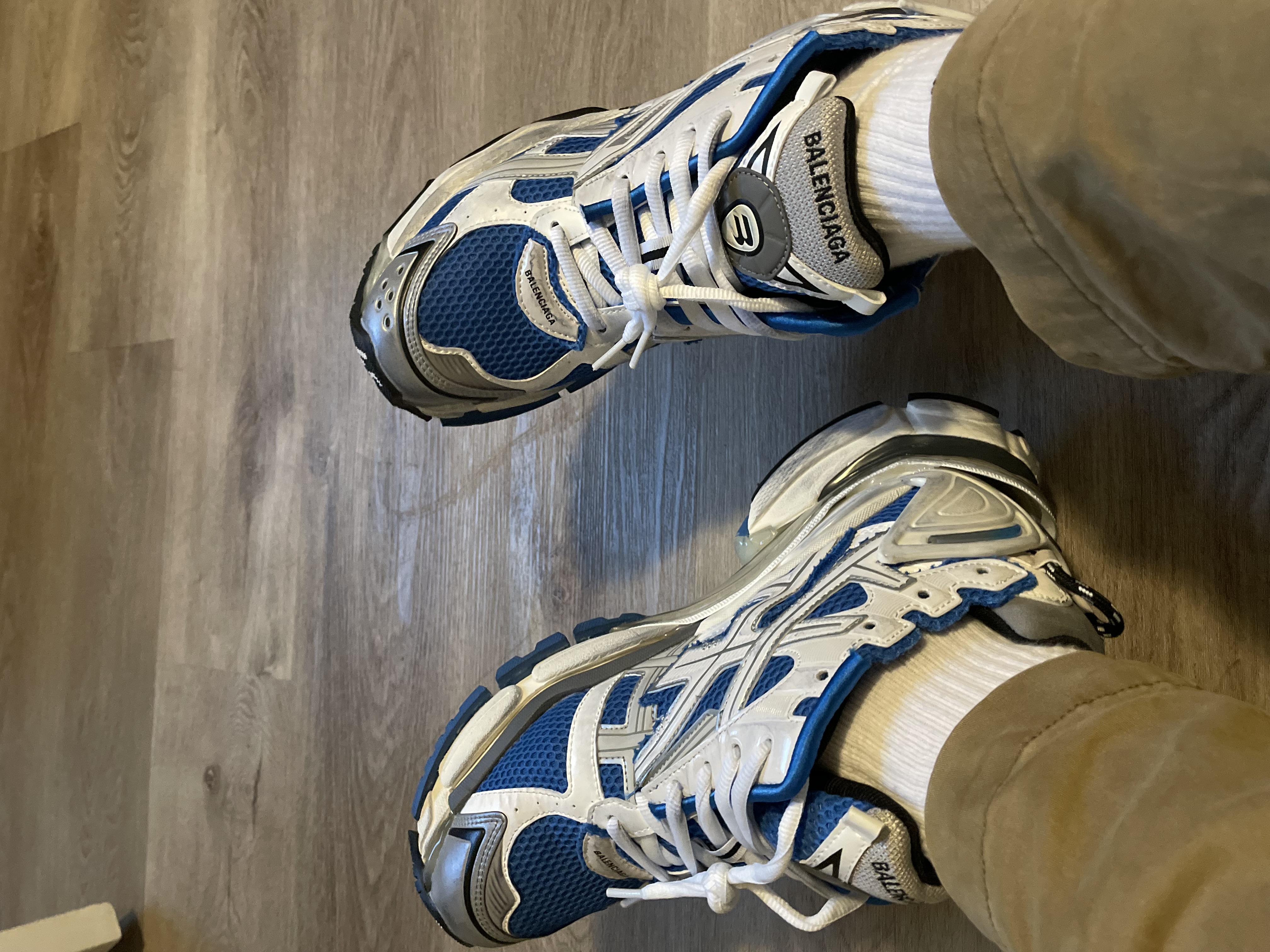 Balenciaga Runner White Blue review Yodie