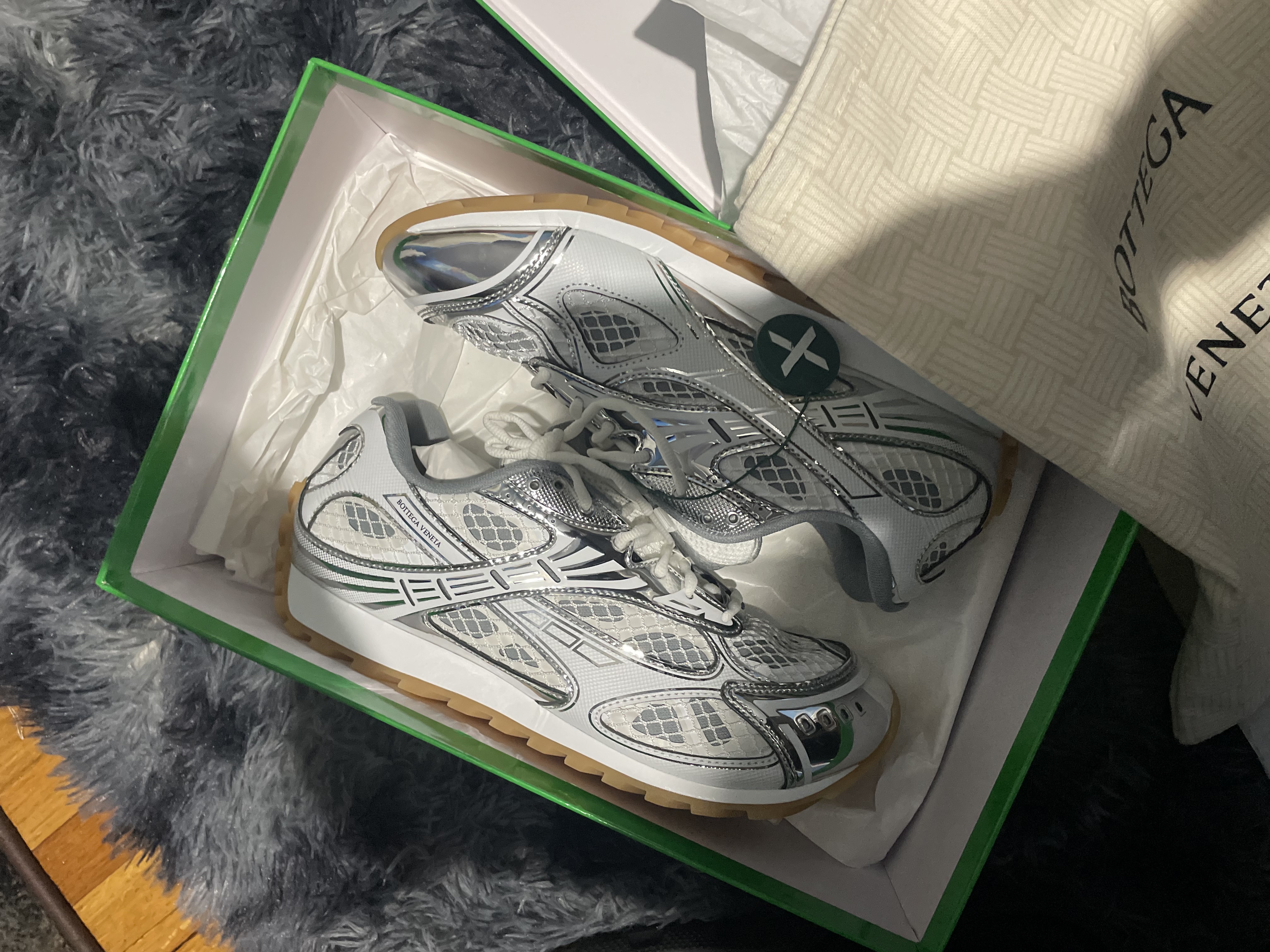 Bottega Veneta Orbit Silver  Reps review Marquis Johnson